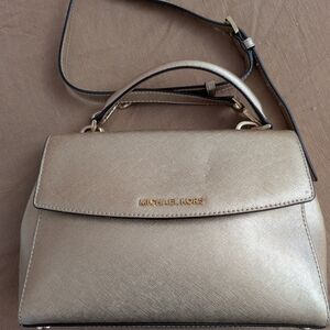 Michael Kors Metallic Gold Satchel